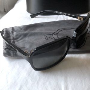 Oliver Peoples black Bacall polarized sunglasses
